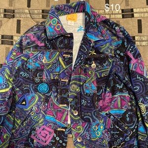 A Ruby Rd abstract vintage button up